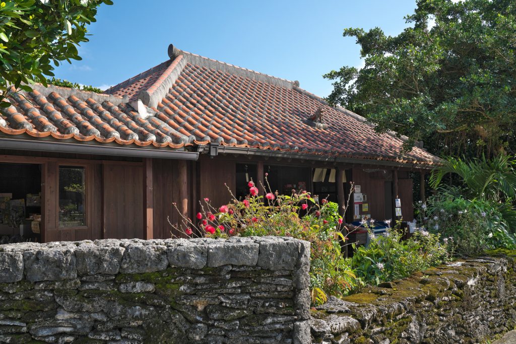 「琉球王国城下町」内にある、沖縄のムード漂う古民家