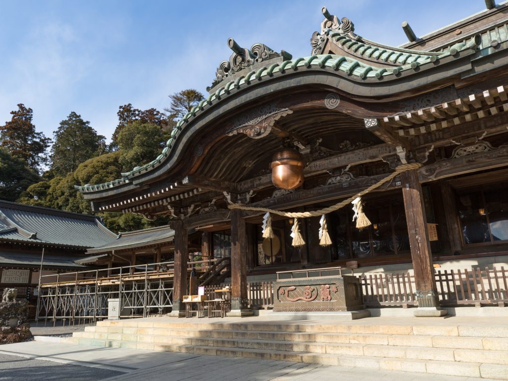 筑波山の中腹にある筑波山神社　